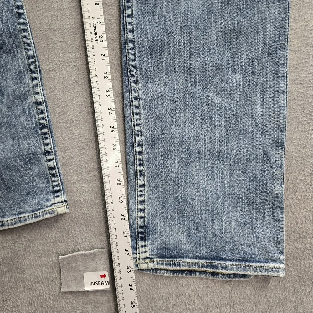 True Religion Men Jeans‎ 38 Blue Denim Ricky Button 33